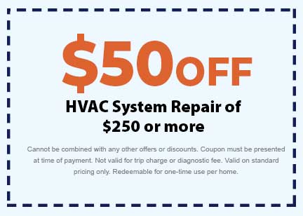  off HVAC system repair of 0 or more coupon for Plumbing Today HVAC, Omaha, NE, highlighting service discounts and promotional offers.